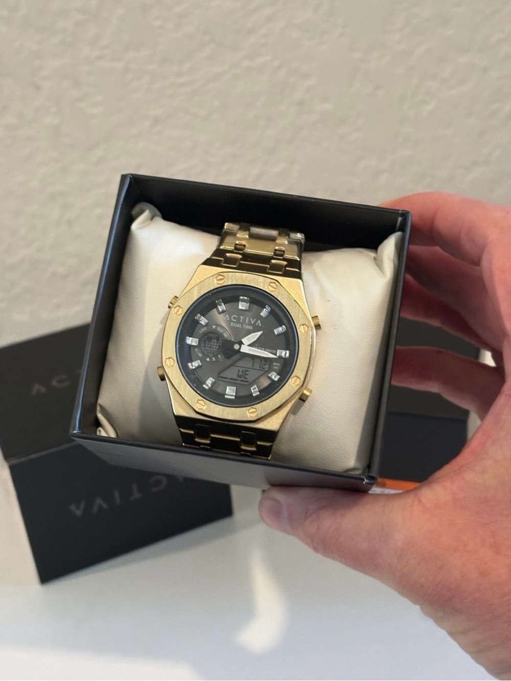 Activa Signal X Invicta Digital Watch - 45.5mm, Gold